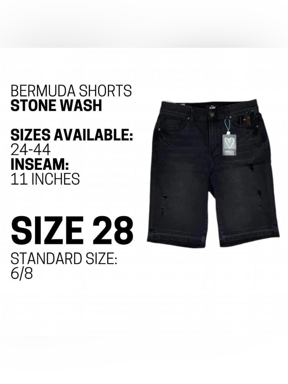 LuLaRoe Black Denim Jean Shorts